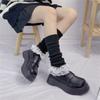 Bow Tie Knitted Socks Keep Warm JK Stockings Kawaii Feet Cover  for Women Girls