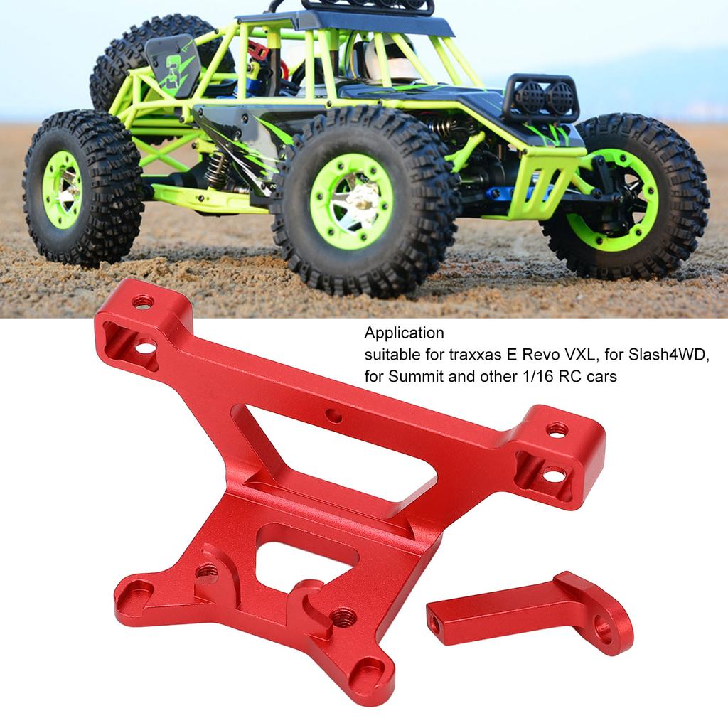 RC Car Front Bracket Mount Replacement Aluminum Front Bracket Seat for   E   VXL for Slash4  for Summit 1Celsius16 RC Cars