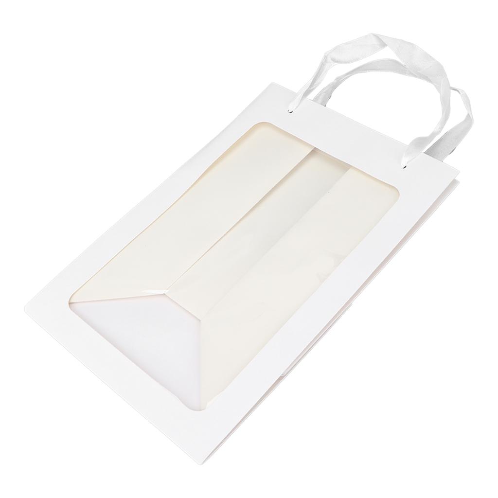 Large Paper Bag Open Window Paper Party Gift Bags for Christmas Birthdays Favors Packages