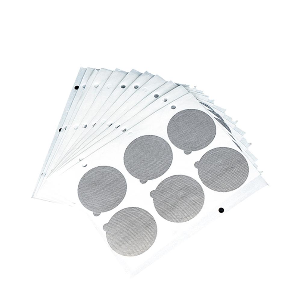 

Refillable Nespresso Coffee Capsule Flim Sticker Refilling Stainless Steel Capsule Self Adhesive Aluminum Foil Brewer Lid 120PCS