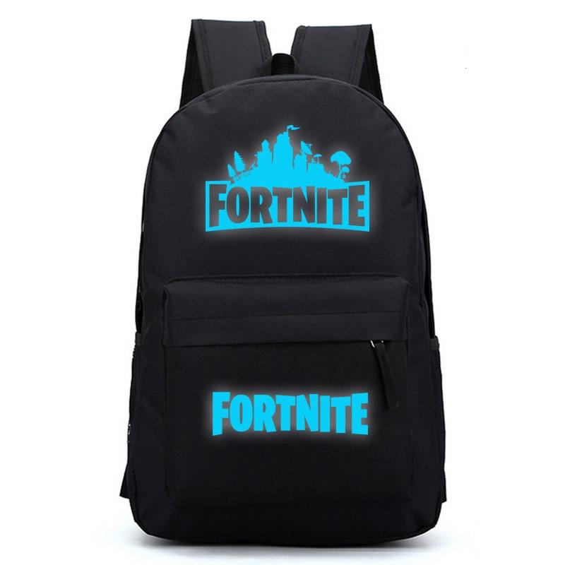 School Fortnite Bag Battle Royale Shoulder Luminous Boy Backpack Trendy Cool And