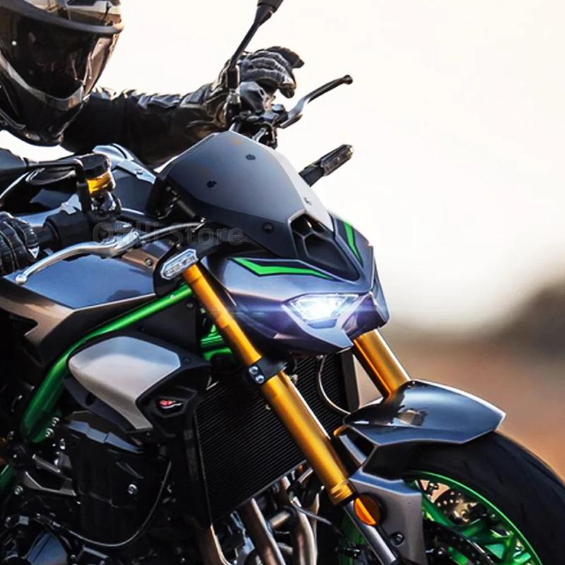 Z900 Motorcycle Acrylic Windshield WindScreen Smoke Black Transparent Screen Accessories For Kawasaki Z900 SE Z 900 2025
