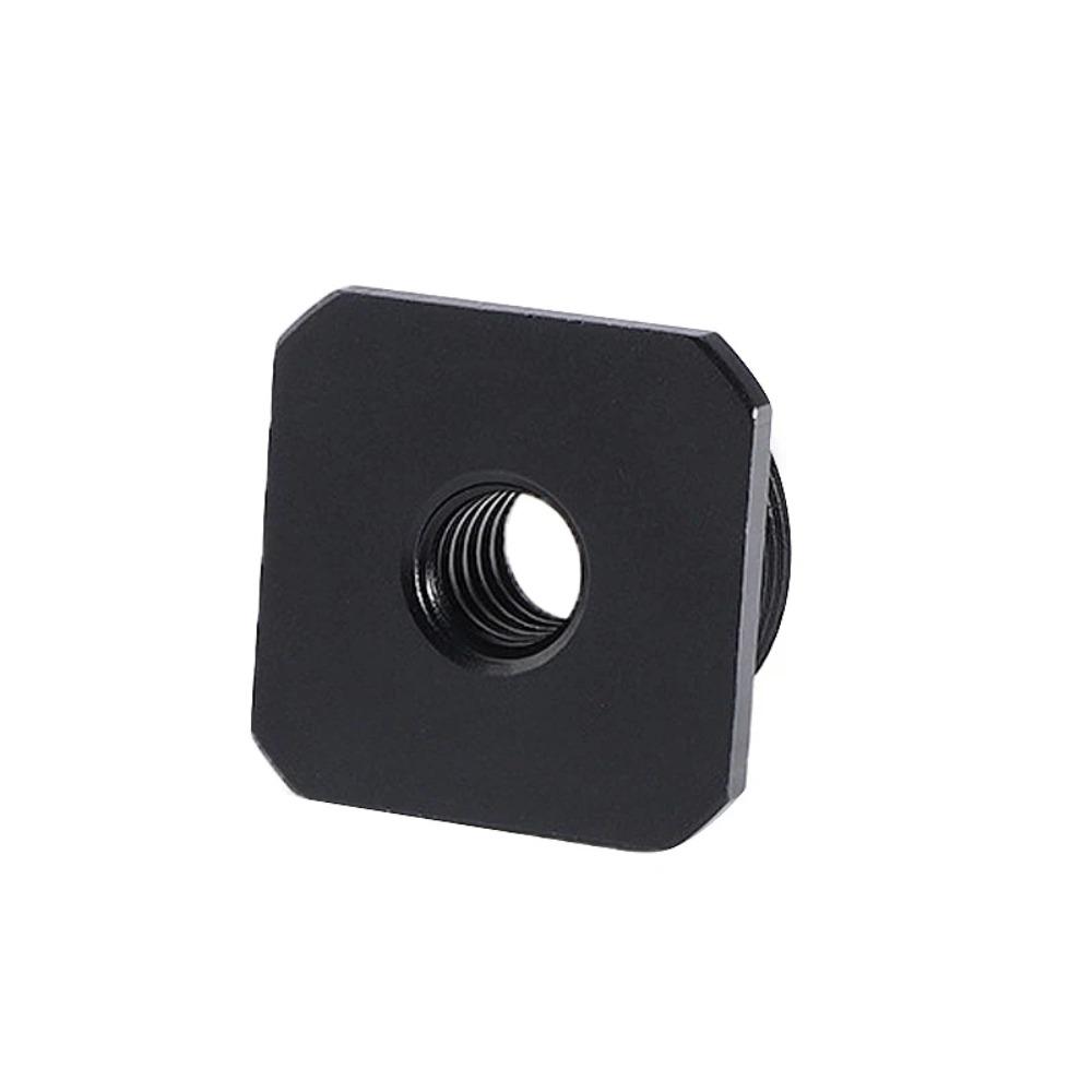 Metal Hot Shoe Mount Adapter 5/8-27 Male to 1/4 3/8 M6 Female Thread Screw Microphone Holder Converter for Mic Stand DSLR Camera Photography Accessory