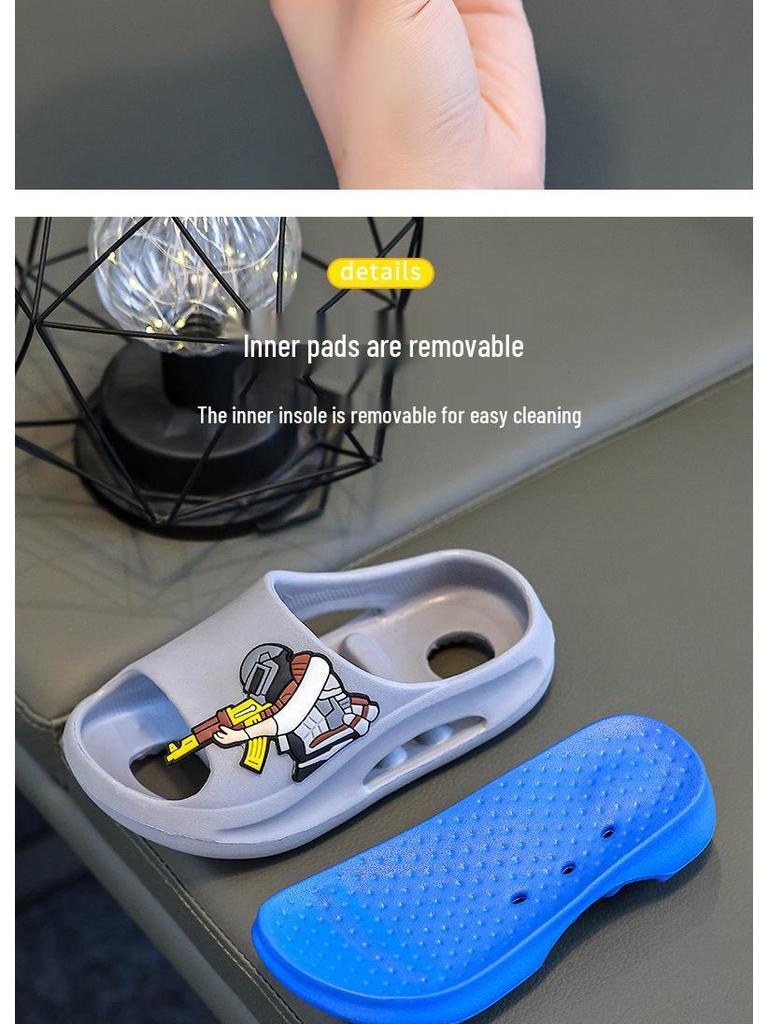 Hühnchen EVA Kinder- & Herren Hausschuhe - Sommer Indoor Haussandalen für Jungen, Jugendliche und Studenten