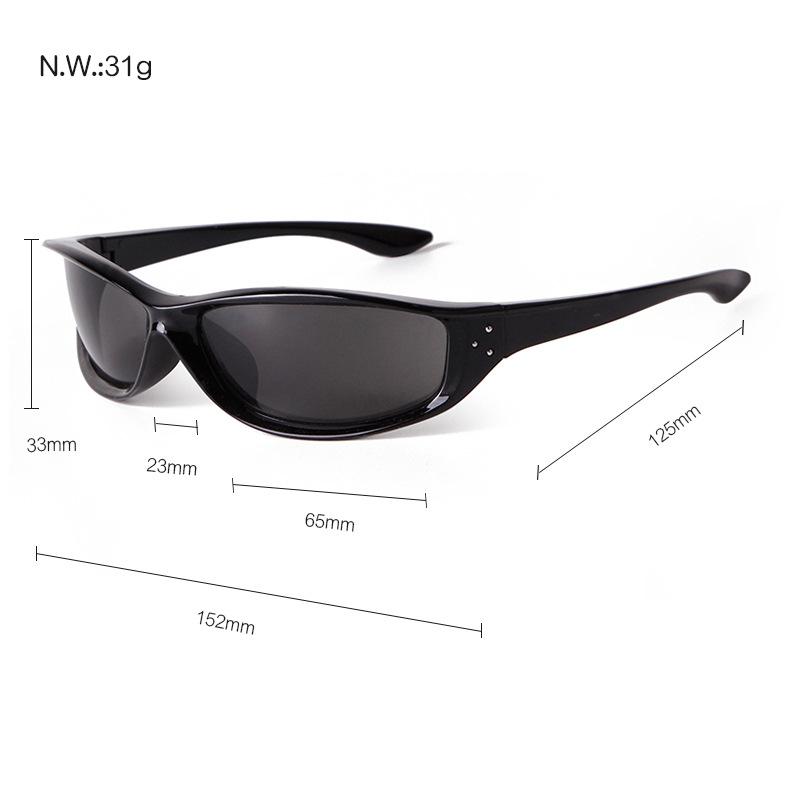 Personalisierte Outdoor-Reitbrille Winddichte Sandkletter-Sonnenbrille Herren Fortgeschrittener Sinn Augenschutz-Sonnenbrille UV-Schutz