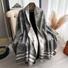 Warm Luxury Cashmere Scarf Women Thick Print Fashion Shawl And Wraps Ladies Blanket Foulard Winter Pashmina Bandana Bufanda
