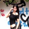 220g Black Asymmetrical Shoulder Rivet Crop Top - Slim Fit, Spicy Girl Style
