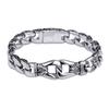 Retro Men's Stainless Steel Titanium Bracelet - European and American Fashion
