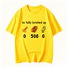 Vintage Funny Saying Im Fully Bricked Up Unisexs Tshirt Streetwear Harajuku Tee Unisex Casual Short Sleeve Summer Clothing