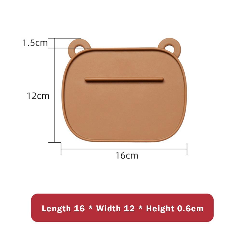 

Countertop Protector Spoon Holder Silicone Cutting Board Pad Faucet Draining Mat Kitchen Supplies коричневый