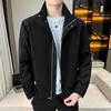 Tooling Jacket Men's Spring and Autumn Lapel Loose Fashion Trend Handsome Large Size Trendy Casual Jacket
