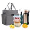Multi-Pocket Insulated Handbag: Large Capacity Aluminum Foil Lunch Bag for Commute