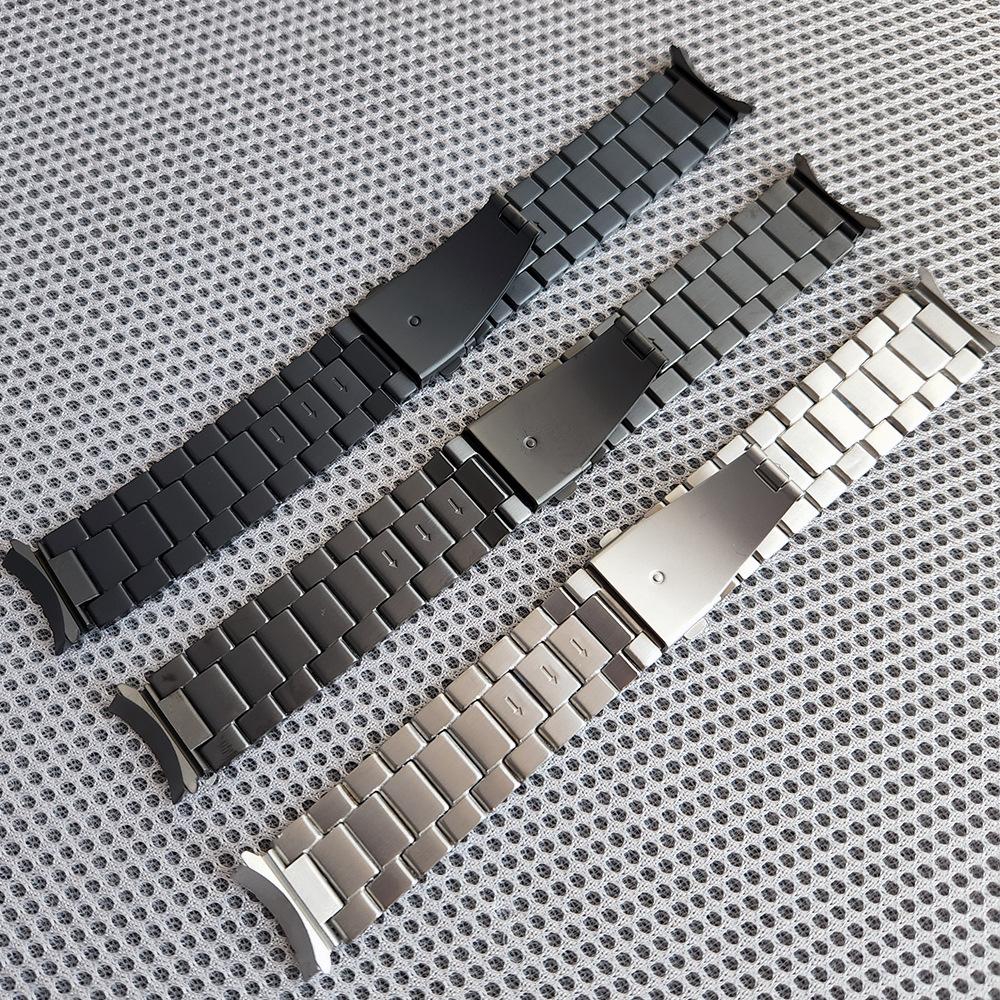 Titanium Alloy Strap for Samsung Galaxy Watch 7 44mm 40mm/6 Classic 47mm 43mm/5 Pro 45mm No Gap Bracelet for Galaxy Watch 6 5 4