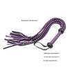 Adult Leather Dominance Whip, 8-Strand Design for Men and Women