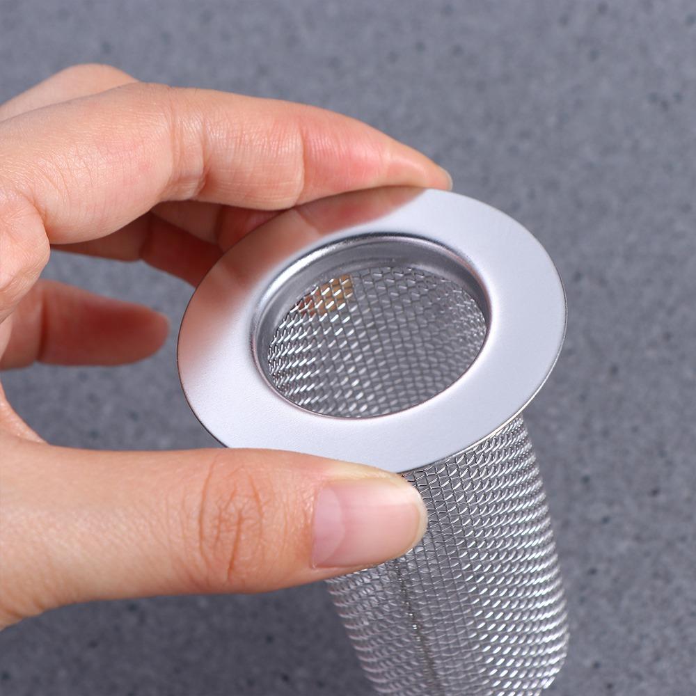 1Pcs Kitchen Bathroom Mesh Anti-blocking Hair Trap Hair Catcher Floor Drain Sink Strainer