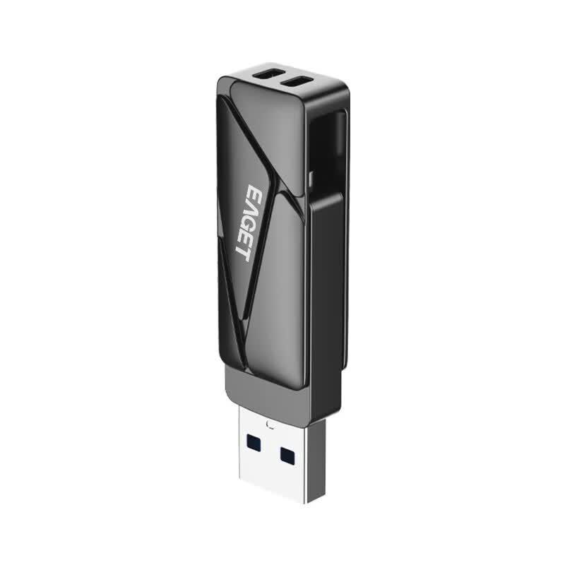 EAGET HS66 Dual-Interface USB 3.2 Type-C Portable SSD