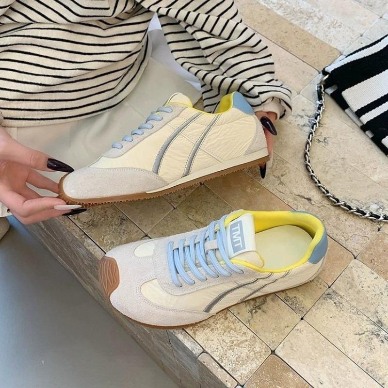 Retro Women's Autumn New Color Matching Versatile Sports Board Shoes Casual Shoes
