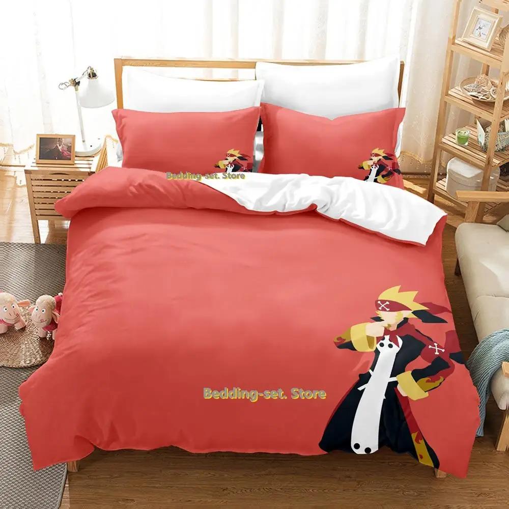 Disgaea 7 Bettwäsche-Set, Einzel-, Zwillings-, Voll-, Queen- und King-Size-Bettset, Schlafzimmer für Erwachsene und Kinder, Bettbezug-Sets, Anime-Bettdecken-Set
