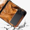 Cute Red Fox dárkové pouzdro na luxusní telefon Samsung GalaxyZ Flip 4 5 Fold Black Hard PC Shell pro Samsung Z Flip 3 Cover Couqe