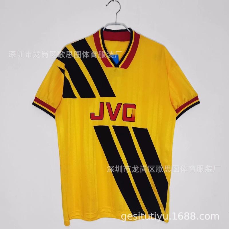 Retro Football Jersey Men Vintage Soccer Shirt Sports Training Top