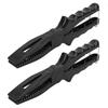 Fishing Pliers ABS Fish Clamp Grip Catch Release Tool Fish Body Holder Tongs ScissorsBlack