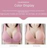 Front Buckle Wireless Bra for Middle-Aged & Elderly - Thin Style, Full Coverage, Enhancing Back Support