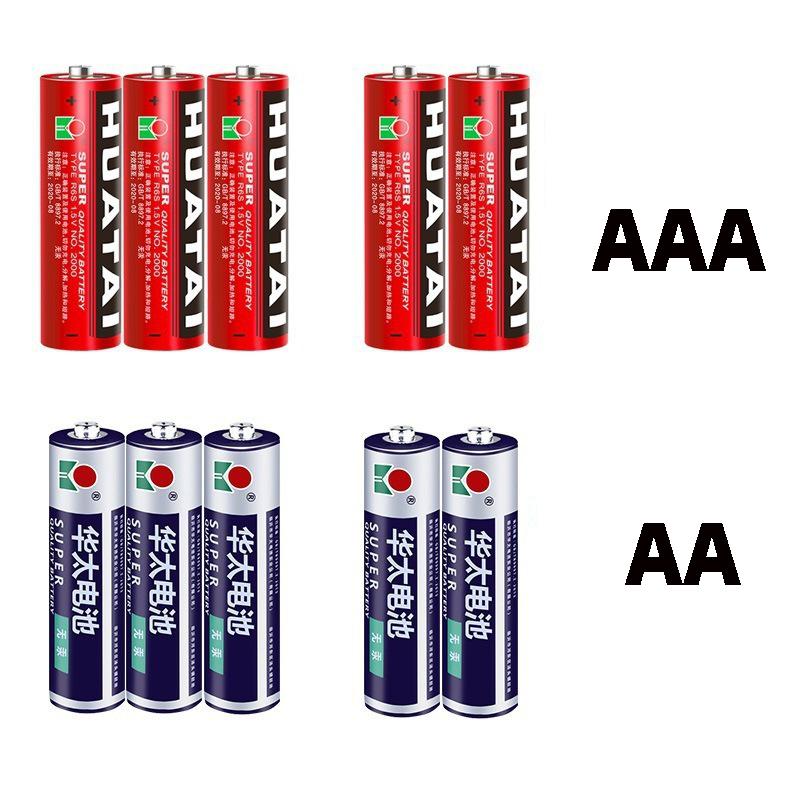 

Сухая углеродистая батарея AAA AA Игрушечная батарея Многоцелевая батарея