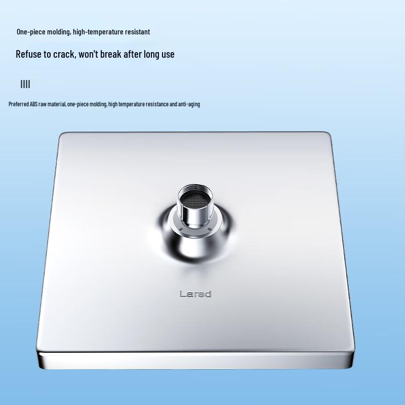 Larsd Pressurized Square Overhead Shower Head