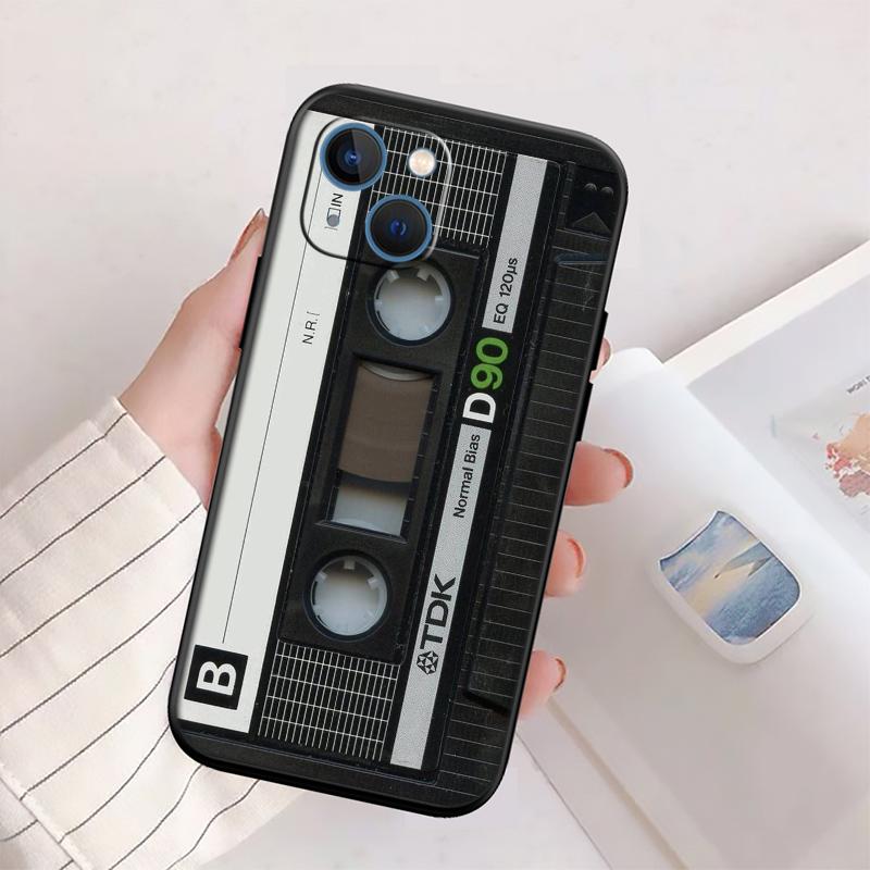RP9 Boombox Tape Vintage New High-End Shell Phone Case for OPPO A3 Pro A72 A74 A76 A77 A77S A78 A79 A94 A95 A18 A40M A58