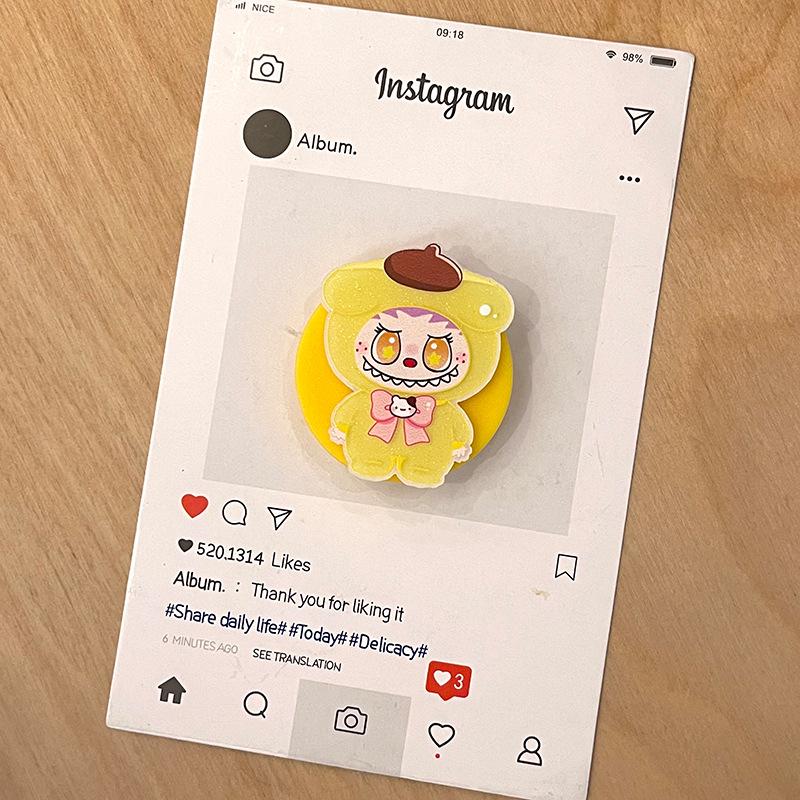 New Style Foldable Phone Airbag Holder - Cute and Retractable for Apple, Huawei, Xiaomi