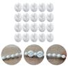 20Pcs Blind Beads Chain Crimp Stops for Roller Shade Applicable Beads Diameter 4mm Plastic Curtain Beaded Chain Stoppers
