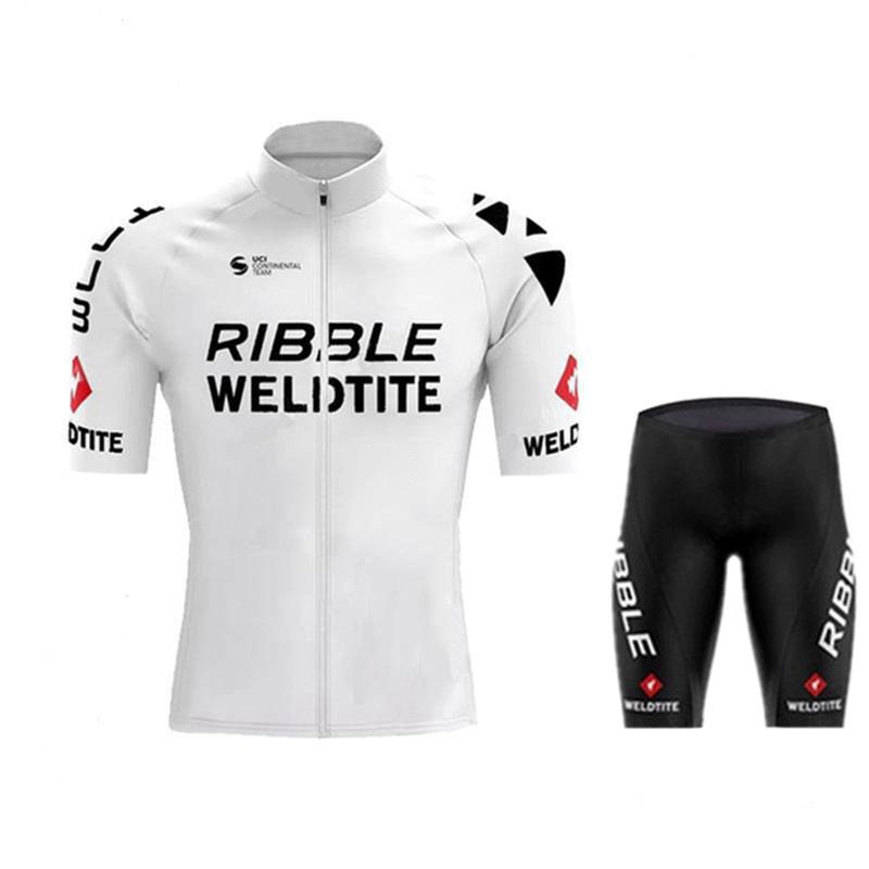 2026 Ribble Weldtite Team Cycling Jersey Set Summer Belgium Bicycle Breathable MTB Bike Clothing Maillot Ropa Ciclismo Uniform Suit