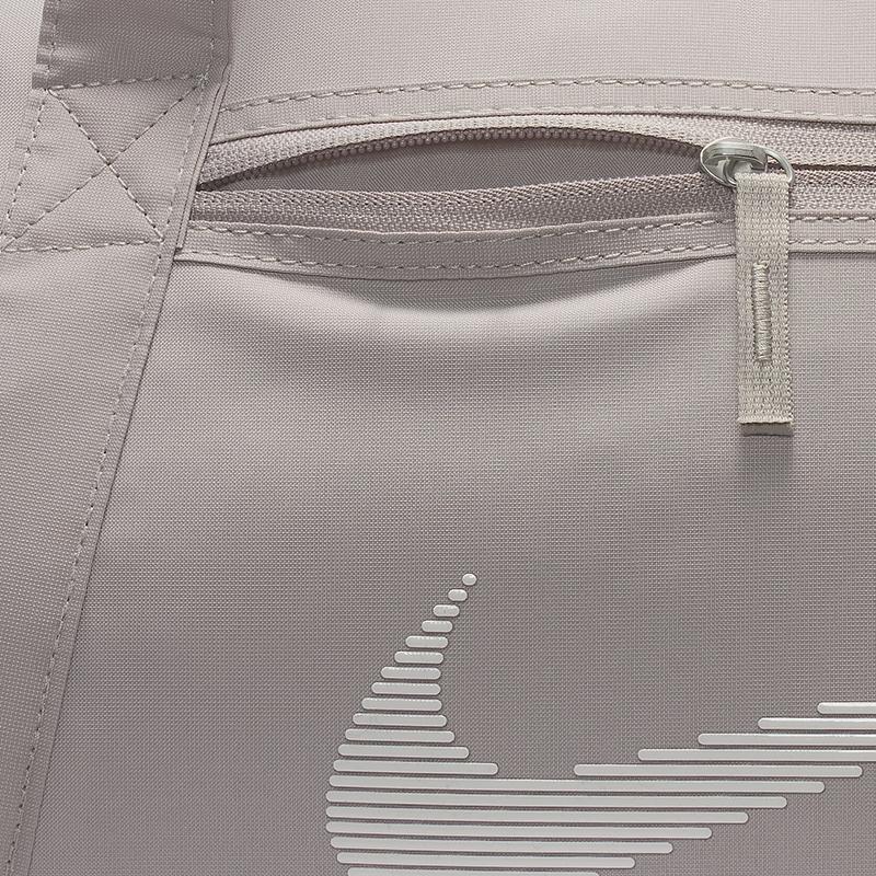Nike Gym Club 24L Practical Versatile Polyester Sports Bag Women Gym Bag Academy-Gray Phantom DR6974-009