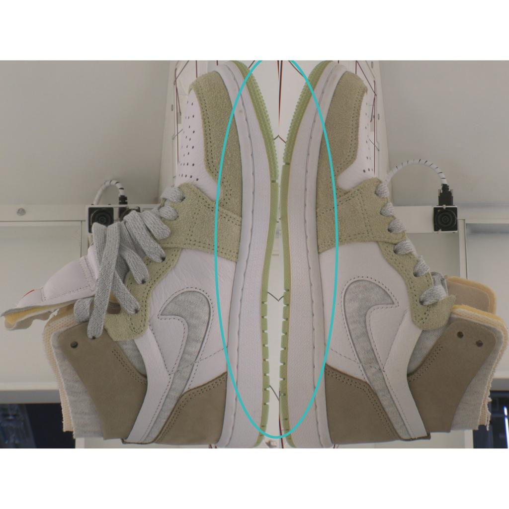 Pre-owned Jordan Air Jordan 1 high zoom air cmft olive aura CT0979-102-P26095664116416