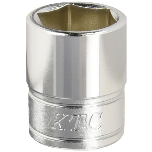 Kyoto Tool (KTC) Hexagonal Socket, B315, 15mm X 9.5mm Drive X 26mm Overall Length