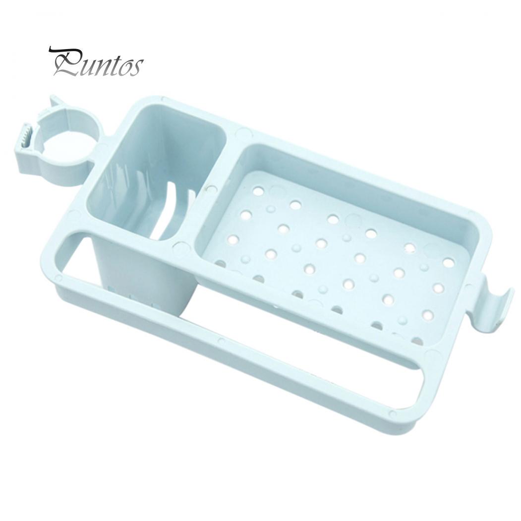 

Кухонный артефакт Сливная полка Подставка для хранения раковины Кухонная губка Ткань Держатель тряпок синий