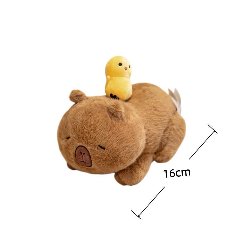 Capybara Familie Plüschtiere Entzückende Capybara Stoffpuppe Kawaii Heimdeko Spielzeug Weiche Begleitspielzeuge Geburtstagsüberraschungsgeschenke