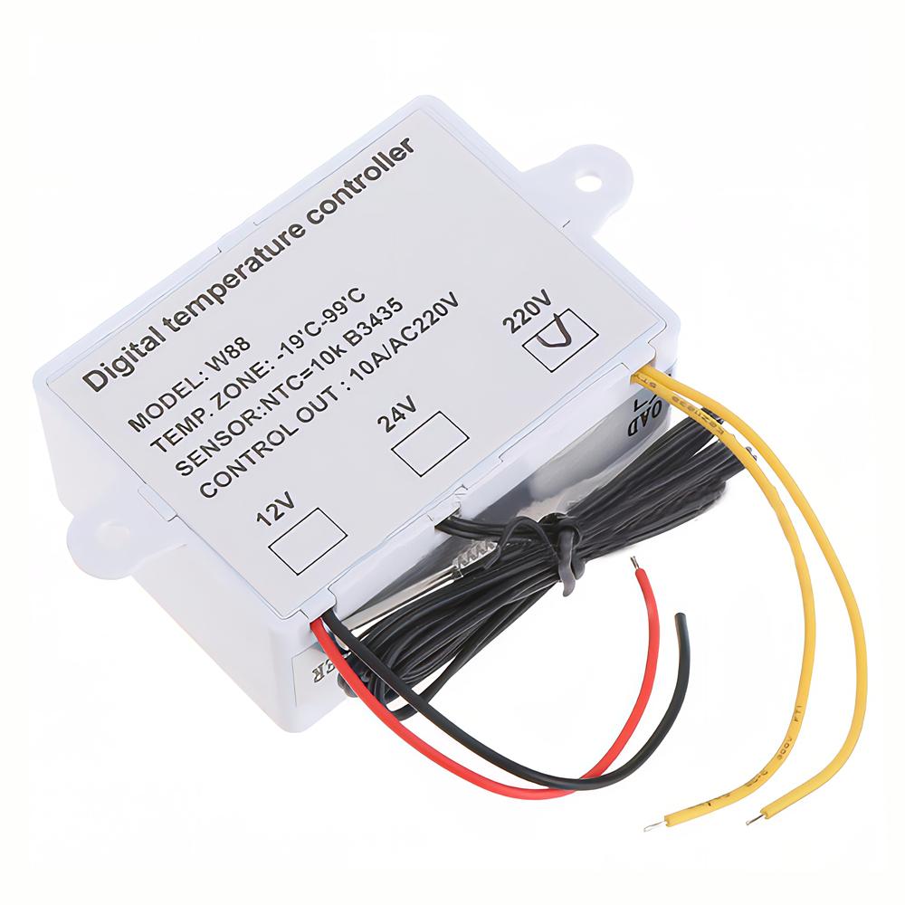 XH-W1411 W88 Thermostat LED Digital Temperature Controller 12V/220V 10A Switch Thermometer Smart Temperature Regulator W1411