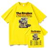 The Strokes Reality Awaits Merch Pure Cotton TShirt Simple Letter Print Tshirt Unisex Unisex Fashion Casual Short Sleeve O Neck Top
