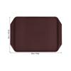 3PCS Colorful Food Tray Rectangle Thickened Binaural Plastic Tray Heat Resistance Stackable Cafeteria Trays for Hotel