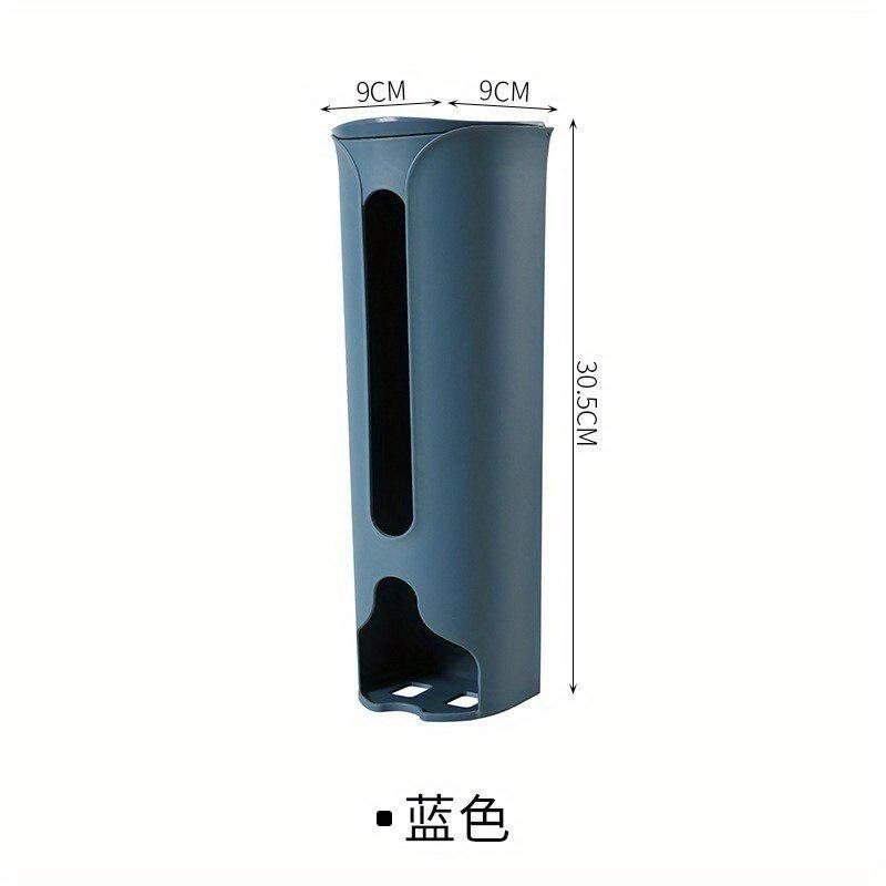 

Кухонный держатель для пластикового пакета, органайзер, настенный подвесной мешок для мусора, ящик для хранения, мешок для мусора для ванной комнаты, ведро-диспенсер, кухонный аксессуар синий