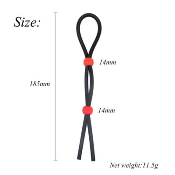 Adjustable Silicone Time Delay Erection Ejaculation Cock Rings for Men Adult Penis Rings Sex Toys