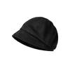 Vintage Octagonal Hat With Wide Brim For Winter Street Style And Warmth