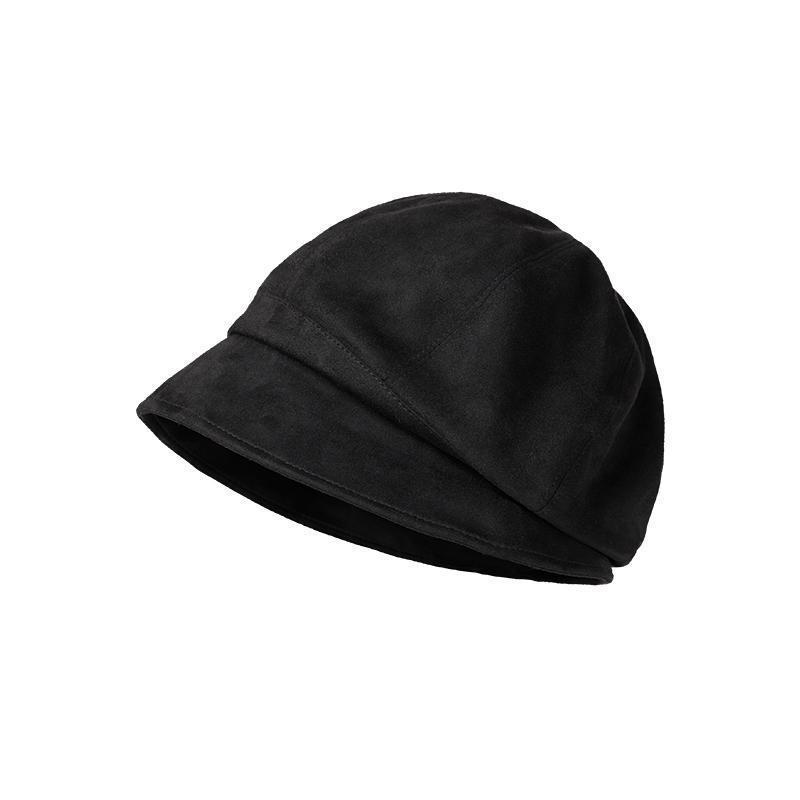 Vintage Octagonal Hat With Wide Brim For Winter Street Style And Warmth