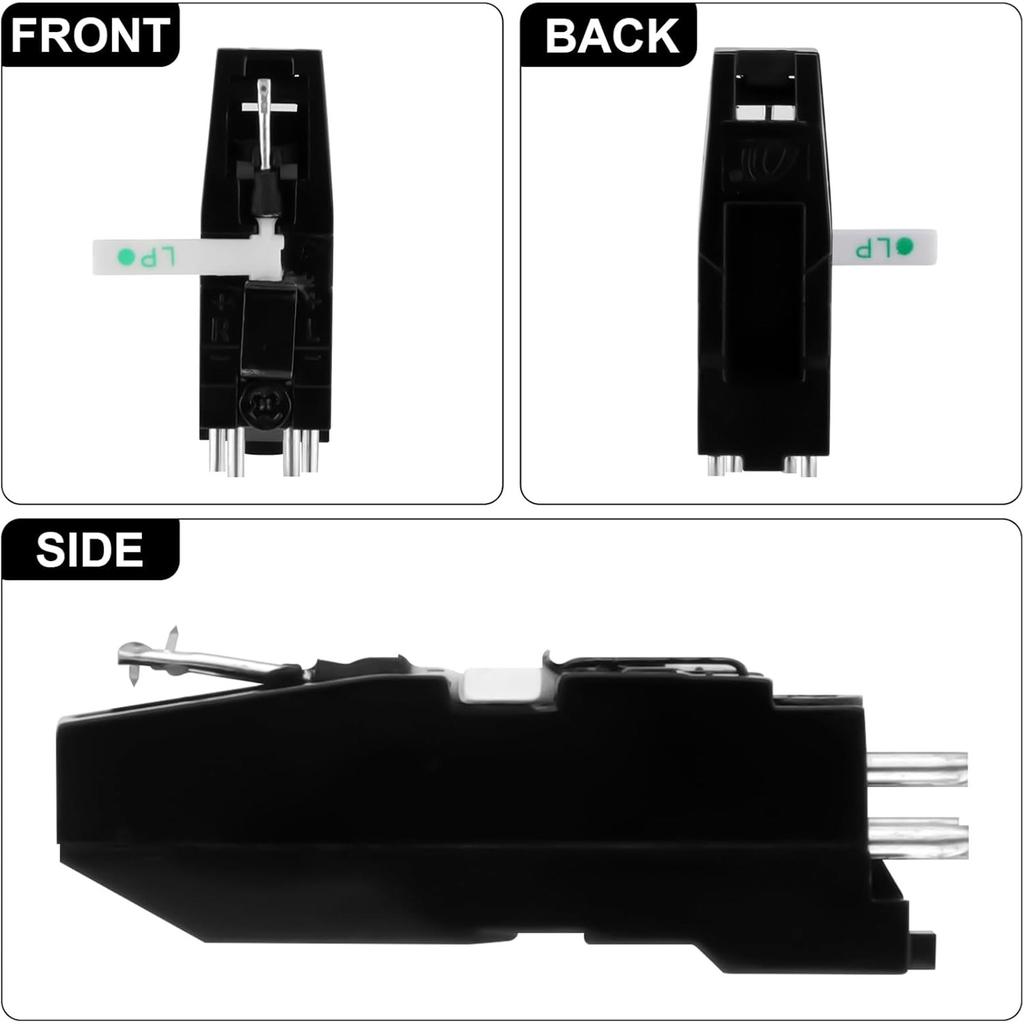 Practical Record Player Diamond Styluses Needle Turntable Styluses Record Player Needle Replacement Part for Players