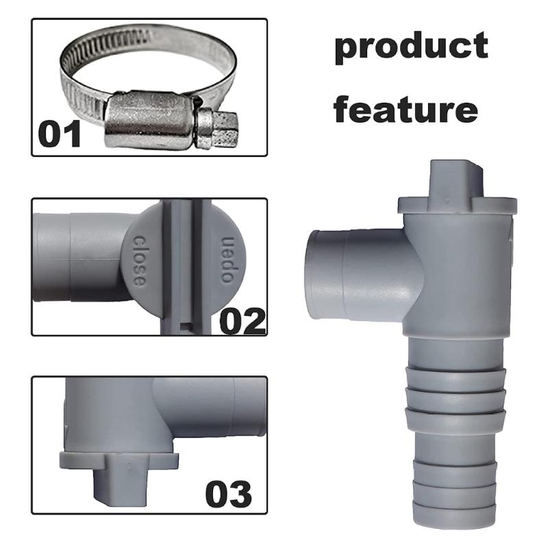 32mm Hose Connector Swimming Pool Accessories Great for Intex PoolSun Soft Hoses