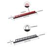 Plastic Screwdriver and Tool Display Rack for Workshop Storage
