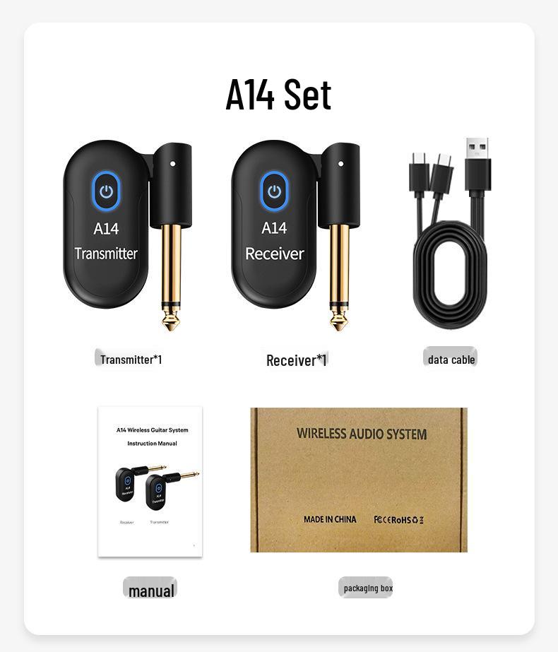 A8-A14 Wireless Guitar Audio Transmission System