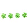 4Pcs Archery Bow String Stabilizer Rubber Recurve Compound Bow Bowstring Silencer Shock Dampener Green