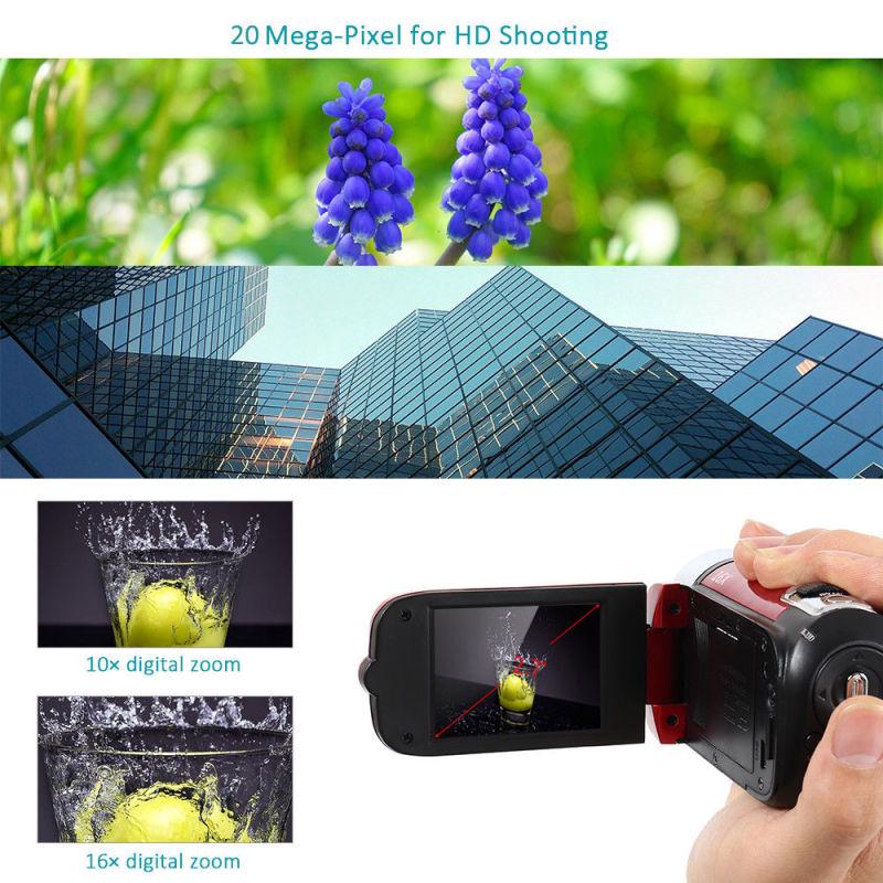 2.7 Inch LCD Screen 16X Digital Zoom Video Camcorder HD Handheld Digital Camera